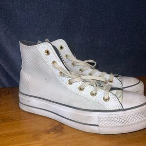 White converse High-Top Sneakers